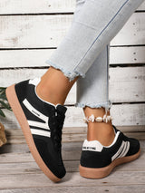 Retro Black GAT Sneakers for Women - Stylish Versatile Everyday Shoes
